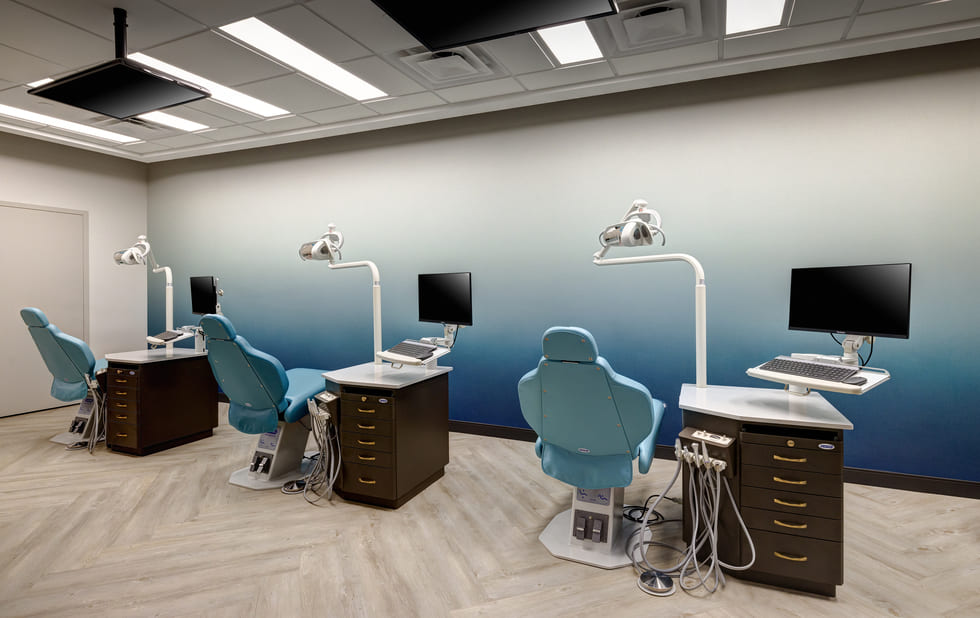 Pediatric dentistry exam room