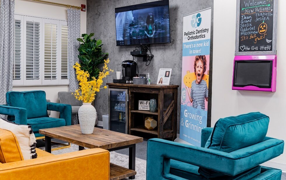 Dental office waiting room