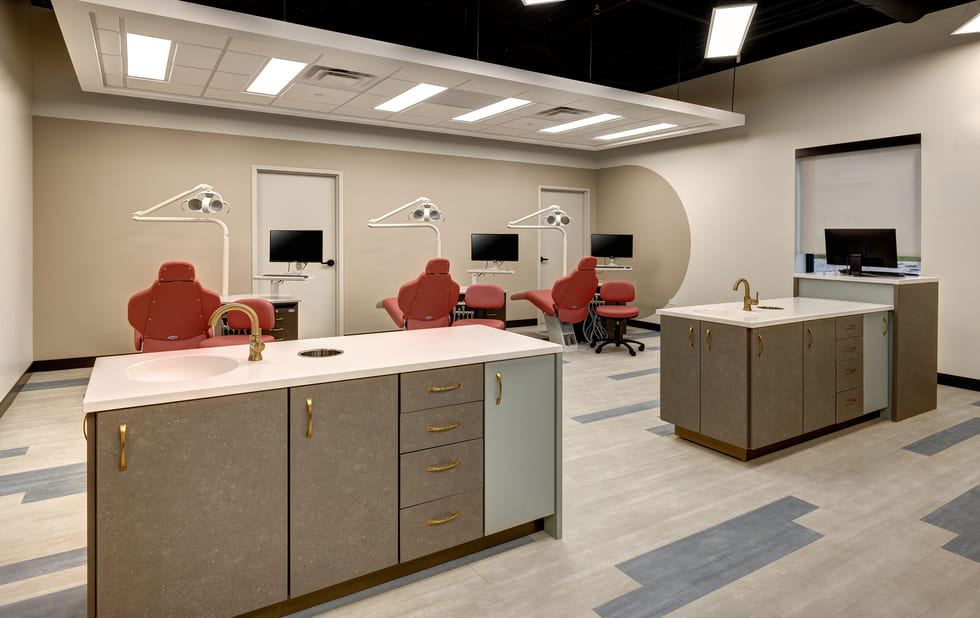 Pediatric dentistry exam room