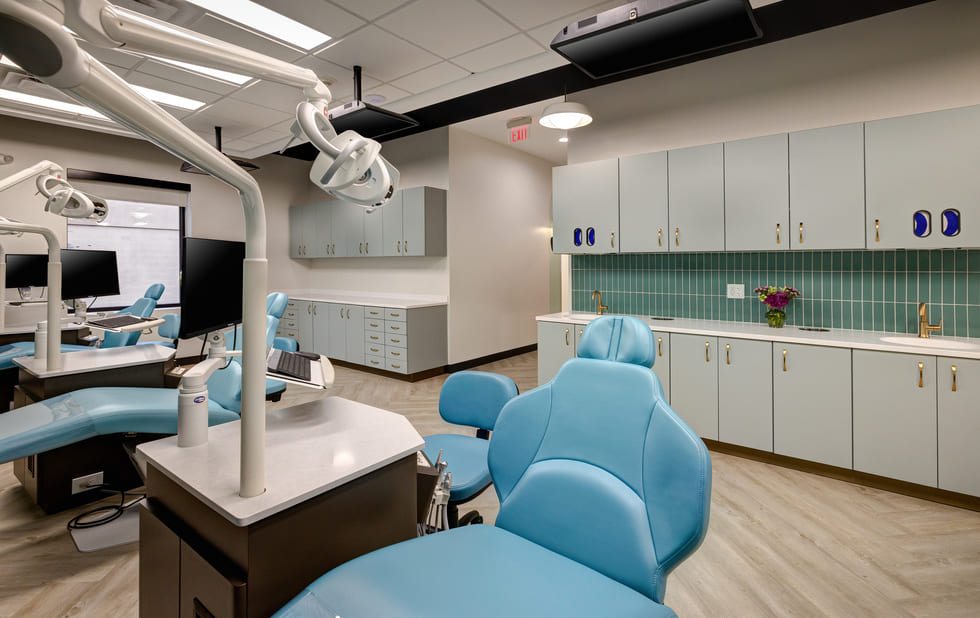 Pediatric dentistry exam room