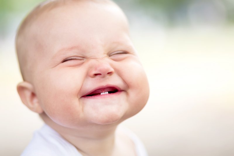 Laughing baby